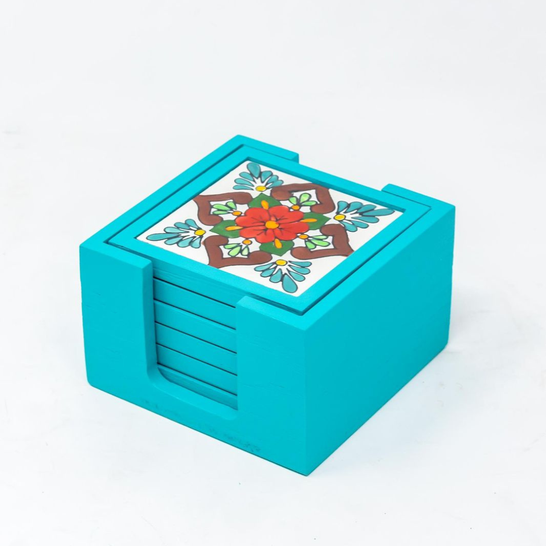 Coasters 6 pieces box(Blue)
