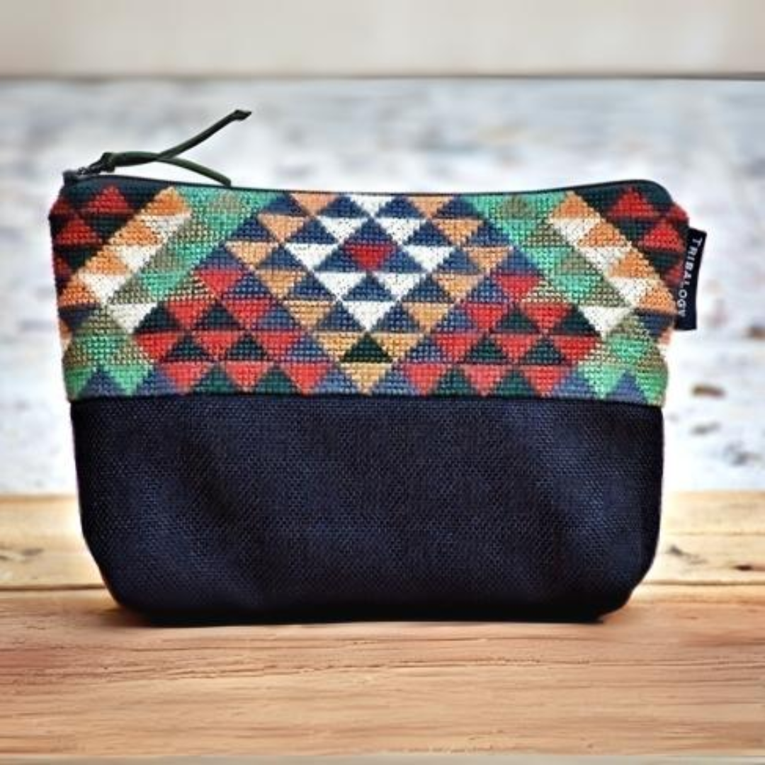 Jordanian Carpet Embroidered Makeup Purse