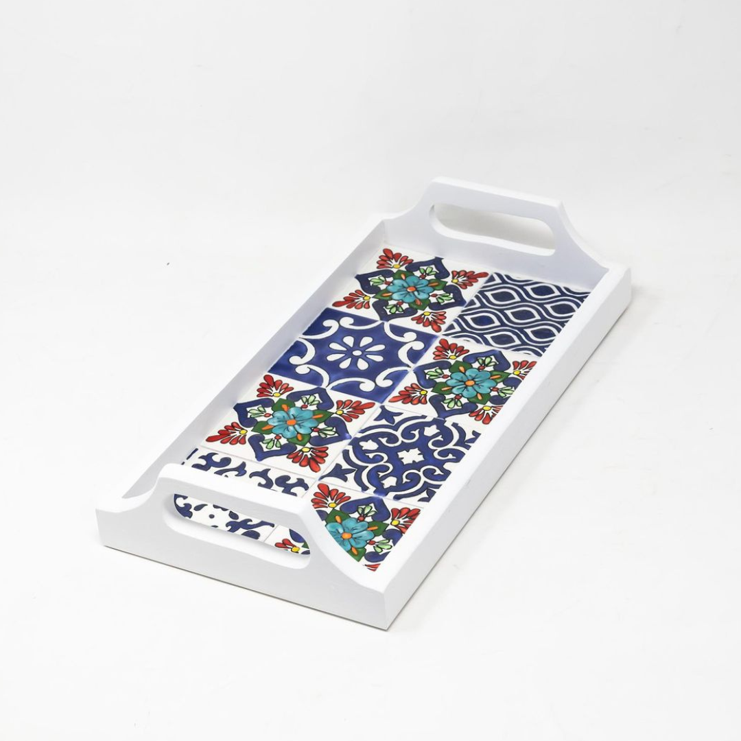 Medium tray  （8 tiles / White)