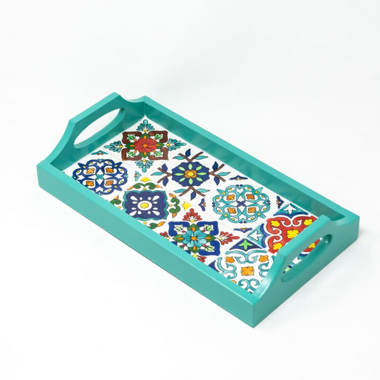 Medium tray  （8 tiles / Blue)